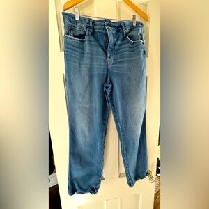 Good American Good Curve straight leg jeans